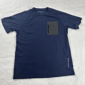 Municipal Mens Daybreak Pocket Tee in Ice Small lightweight & breathable
